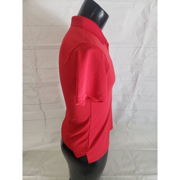 Columbia women’s Polo; Red Short Sleeve Collared Shirt - M # - Picture 3 of 6